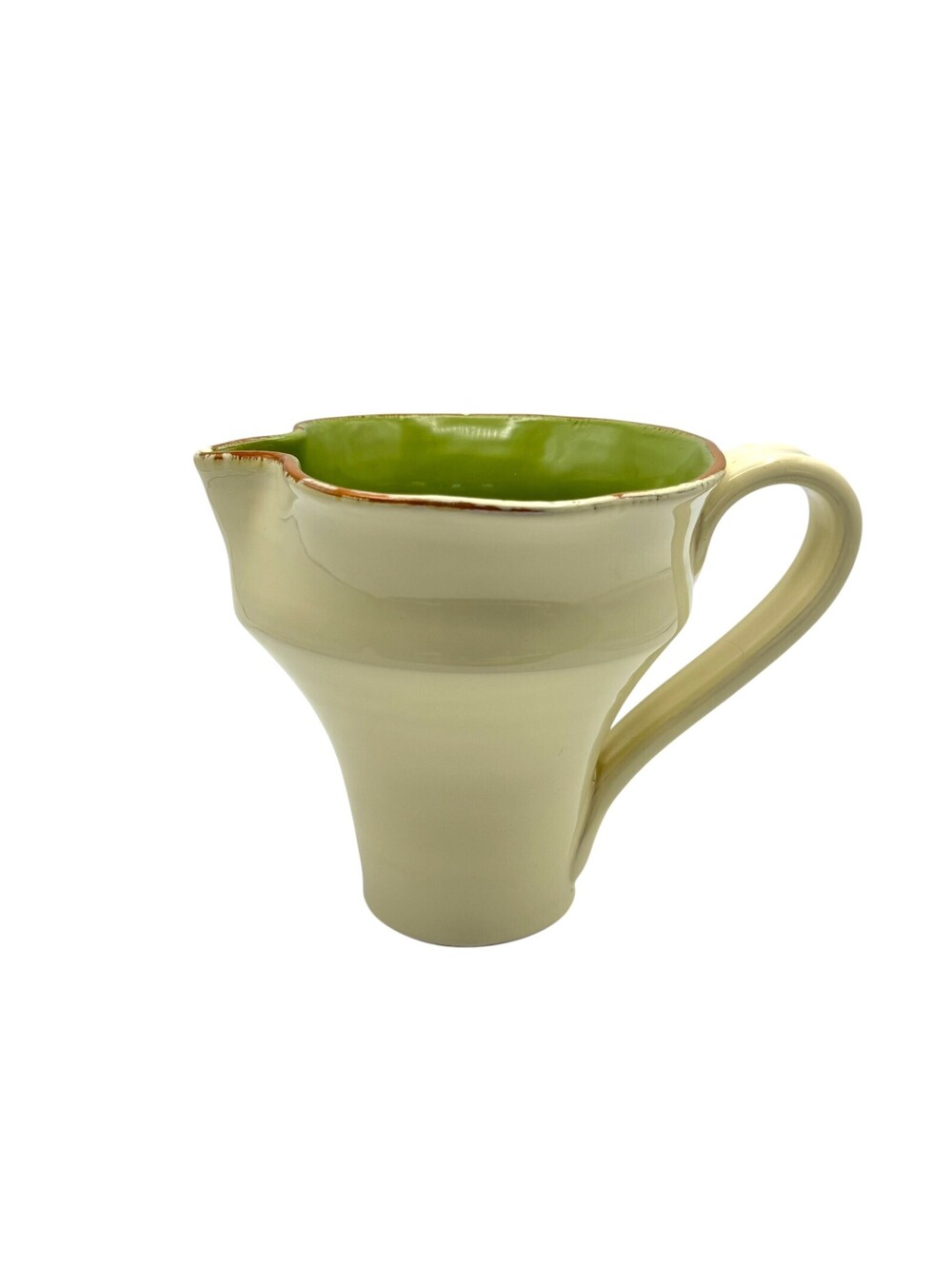 Vietri Ceramic Green Pitcher